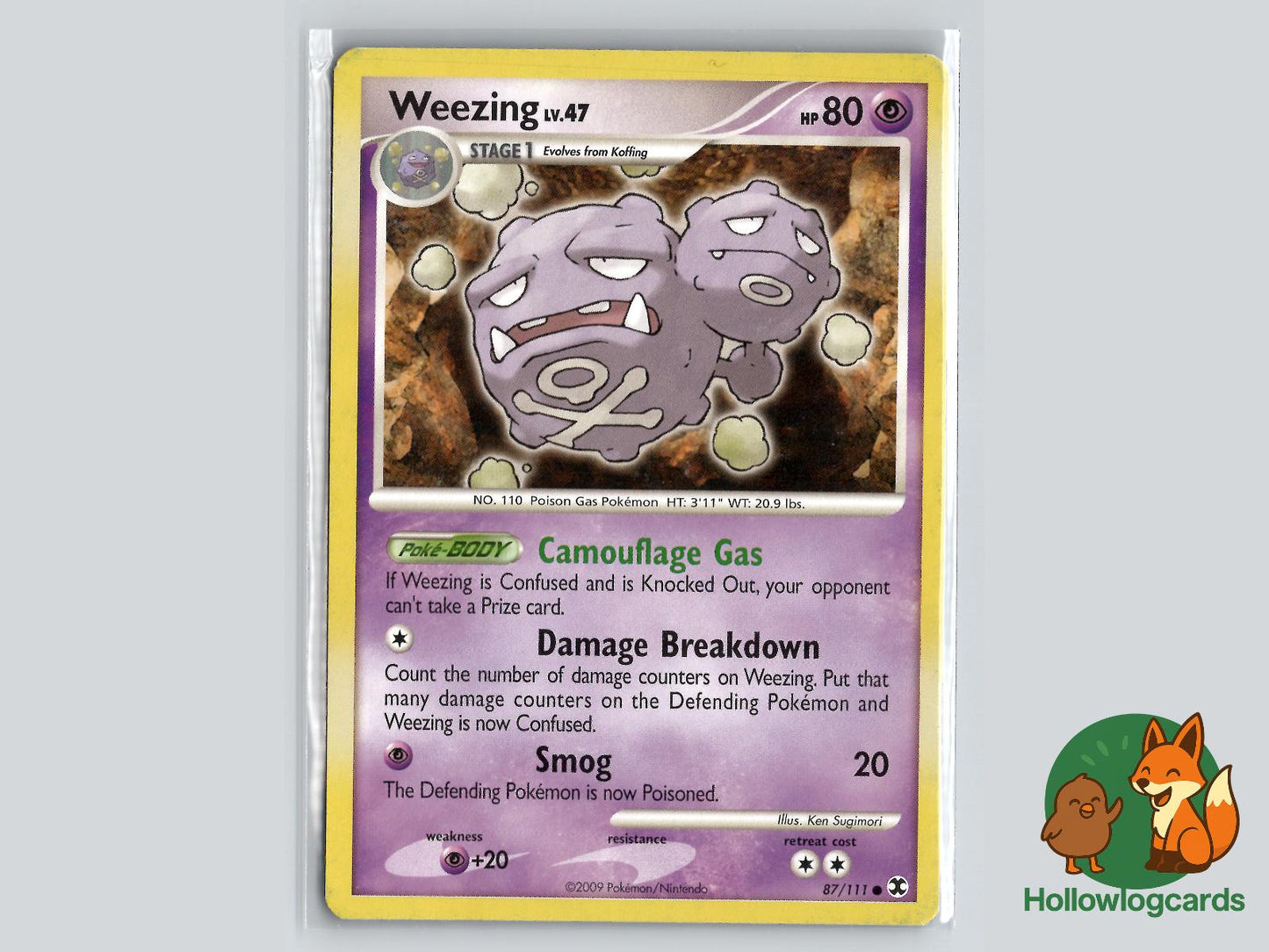 Weezing (87/111) - Rising Rivals Pokémon Card