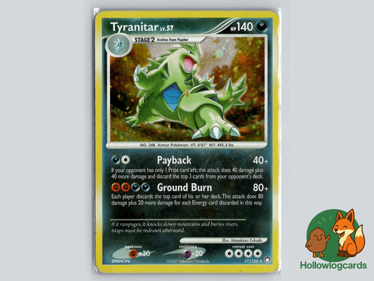 Image of Tyranitar Mysterious Treasures (MT) #17