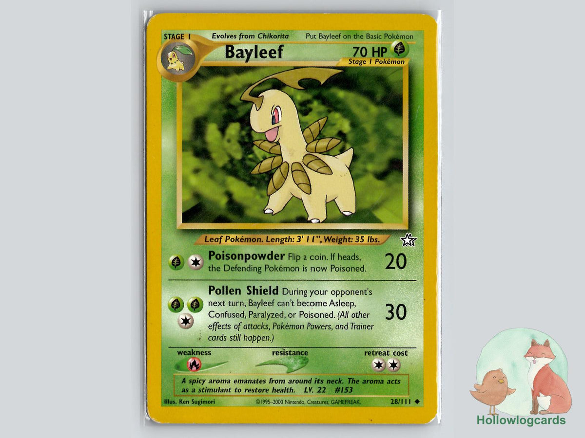 Bayleef (28/111) - Neo Genesis Pokémon Card