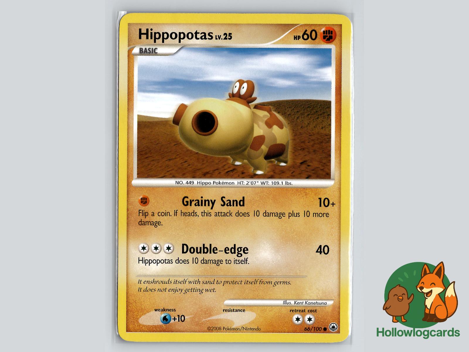 Hippopotas (66/100) - Majestic Dawn Pokémon Card