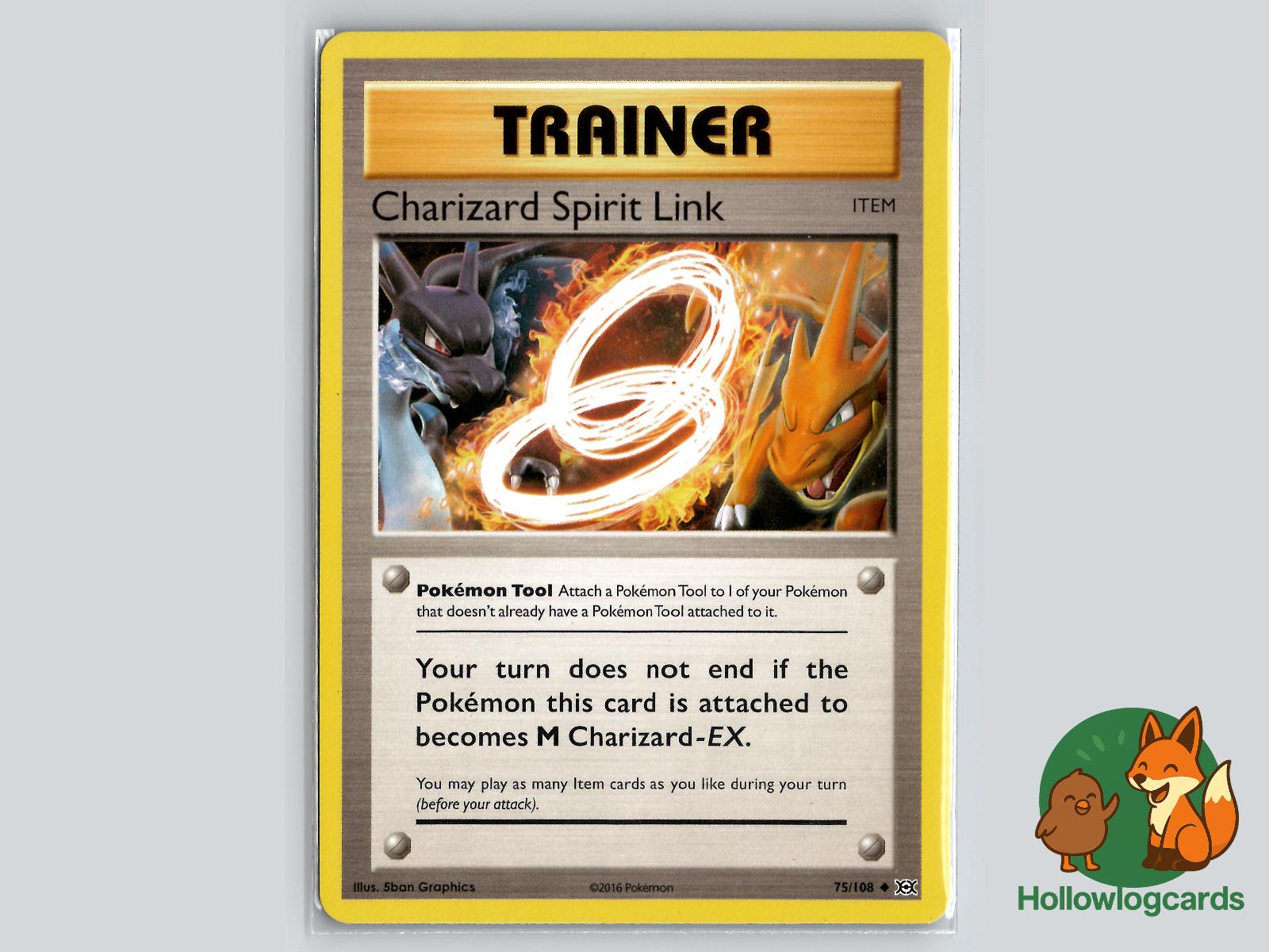 Charizard Spirit Link (75/108) - Evolutions Pokémon Card