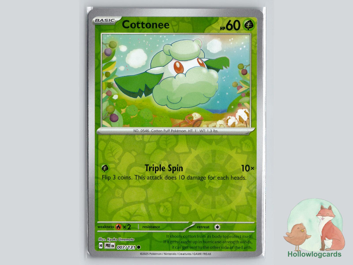 Cottonee (007/131) - Prismatic Evolutions Pokémon Card