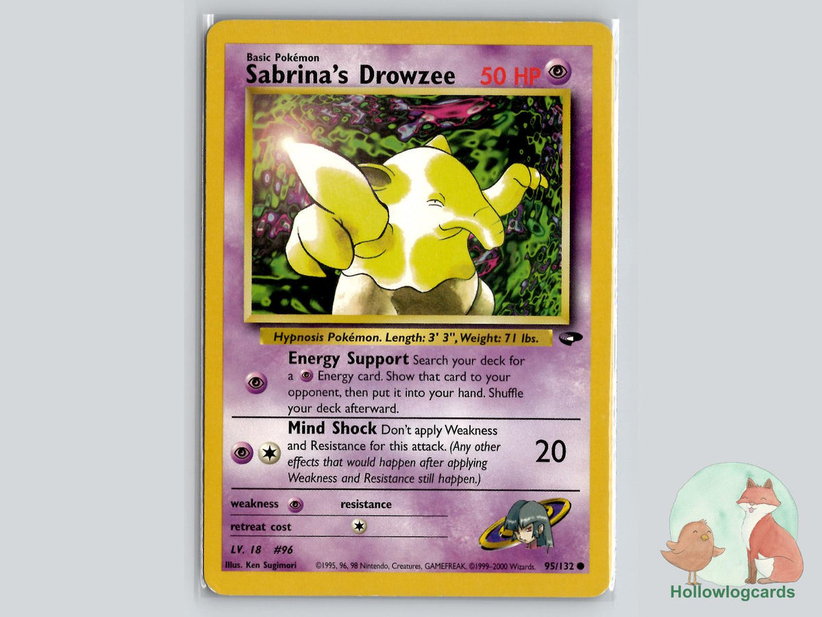 Sabrina's Drowzee (95/132) - Gym Challenge Pokémon Card