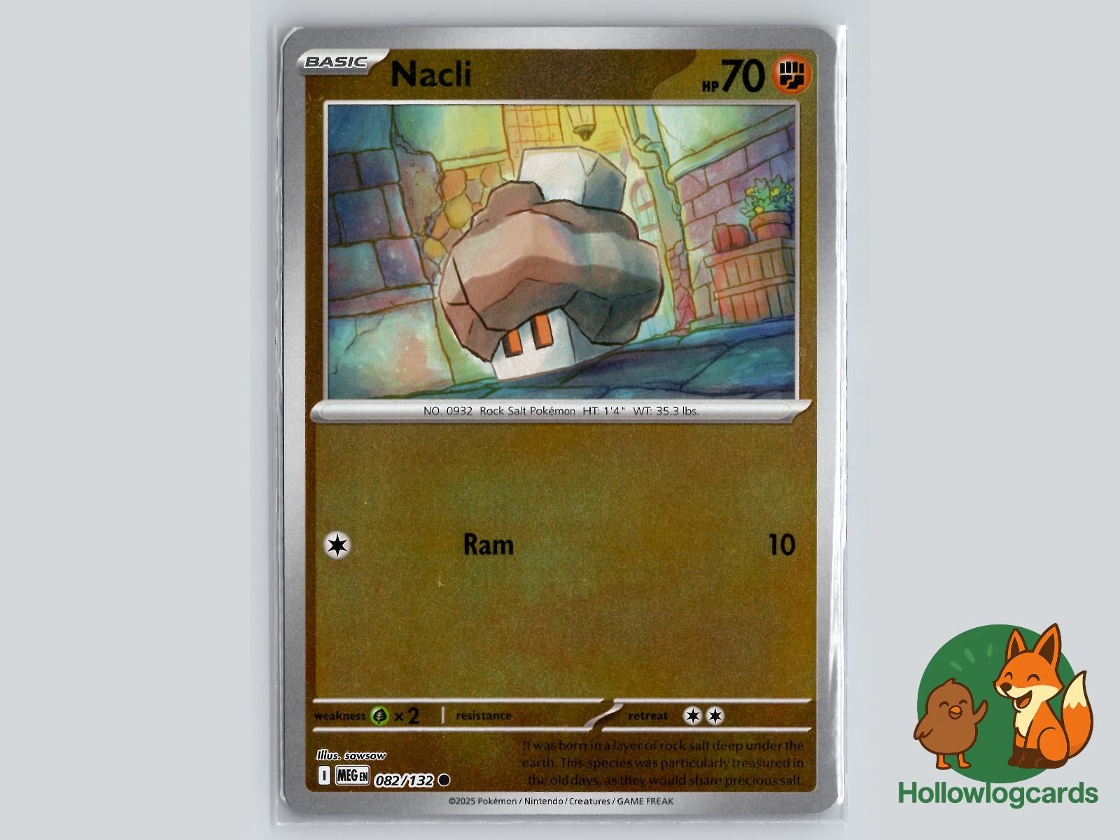 Nacli (082/132) - Mega Evolution Pokémon Card