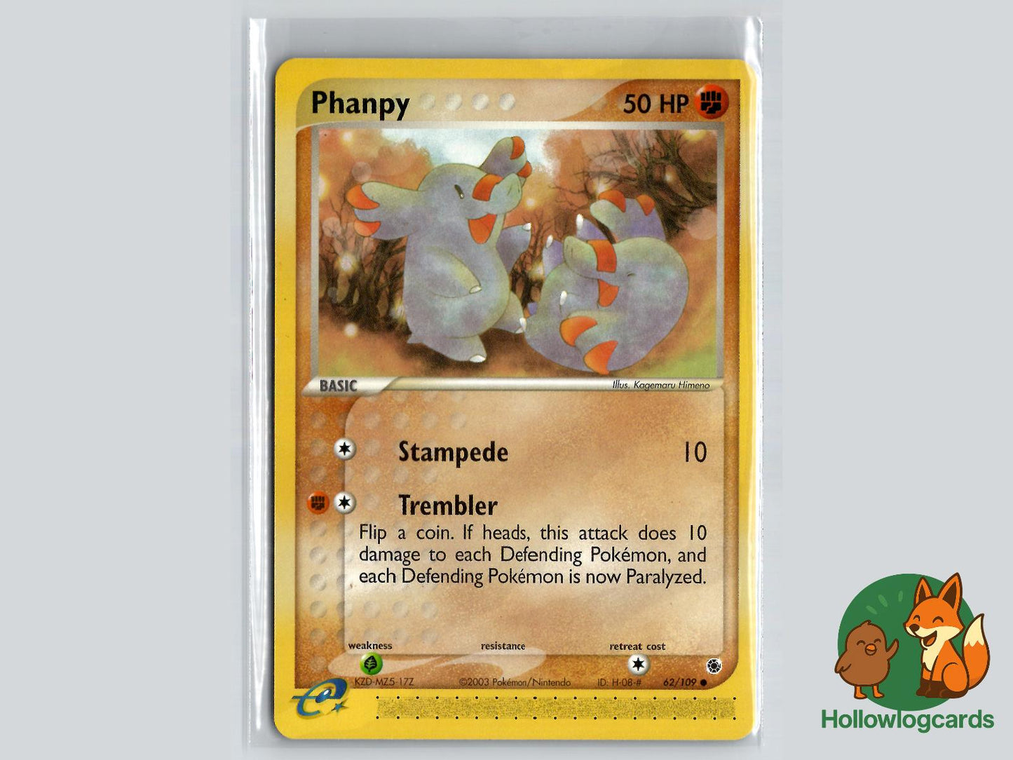 Phanpy (62/109) - Ruby & Sapphire Pokémon Card