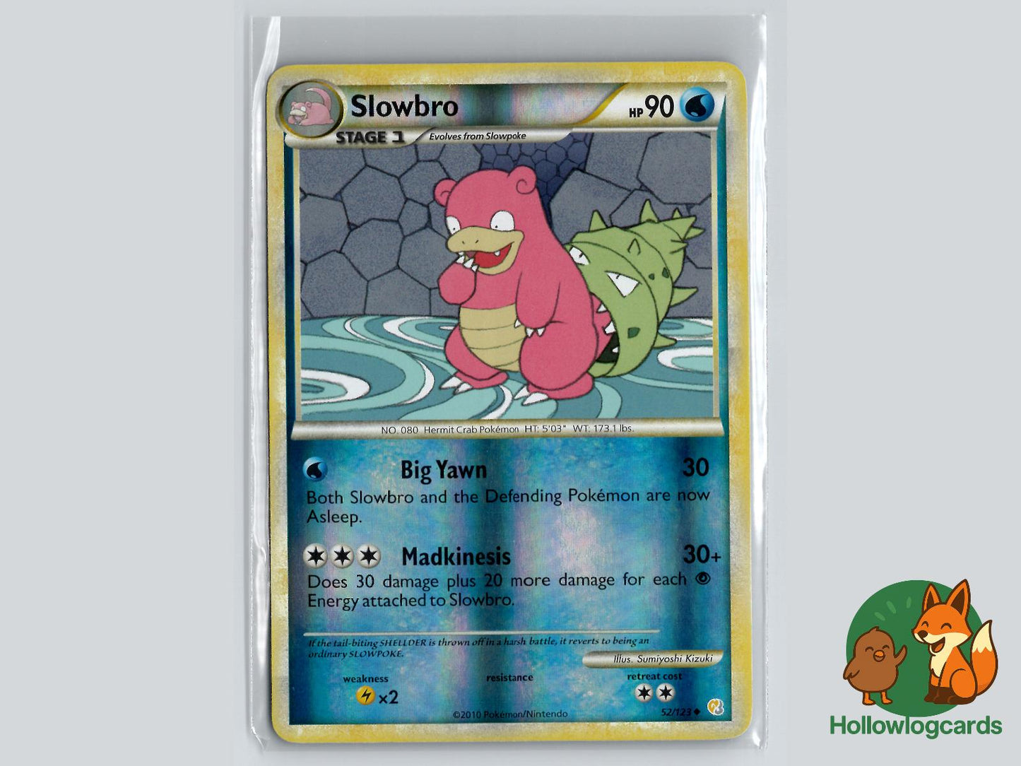 Slowbro (52/123) - HeartGold & SoulSilver Pokémon Card