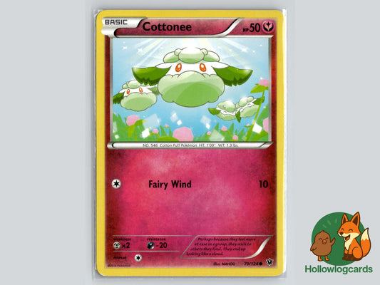 Cottonee (70/124) - Fates Collide Pokémon Card