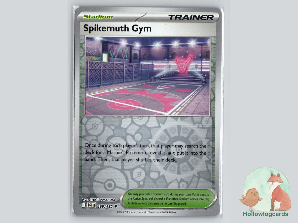 Spikemuth Gym (169/182) - Destined Rivals Pokémon Card