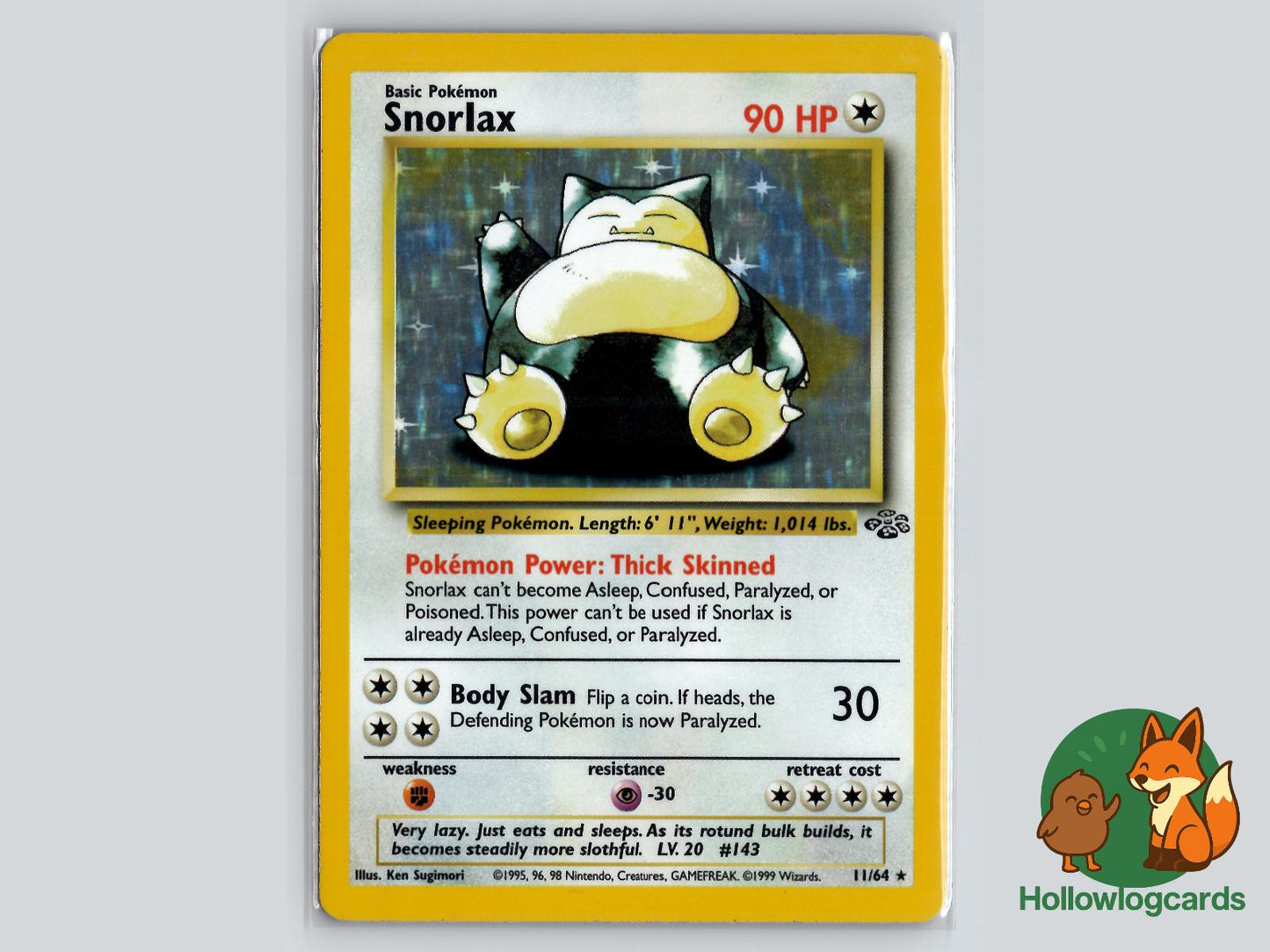 Snorlax (11/64) - Jungle Pokémon Card