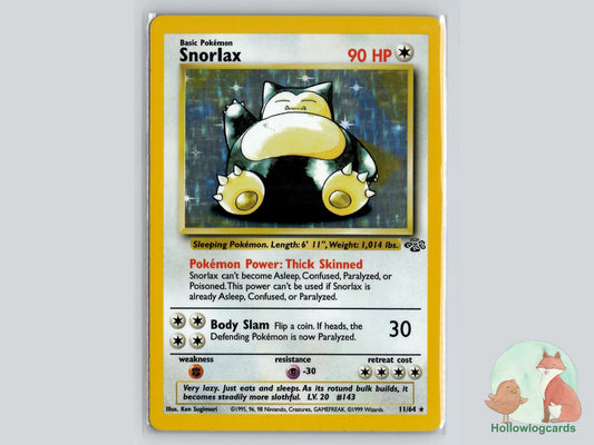 Snorlax (11/64) - Jungle Pokémon Card