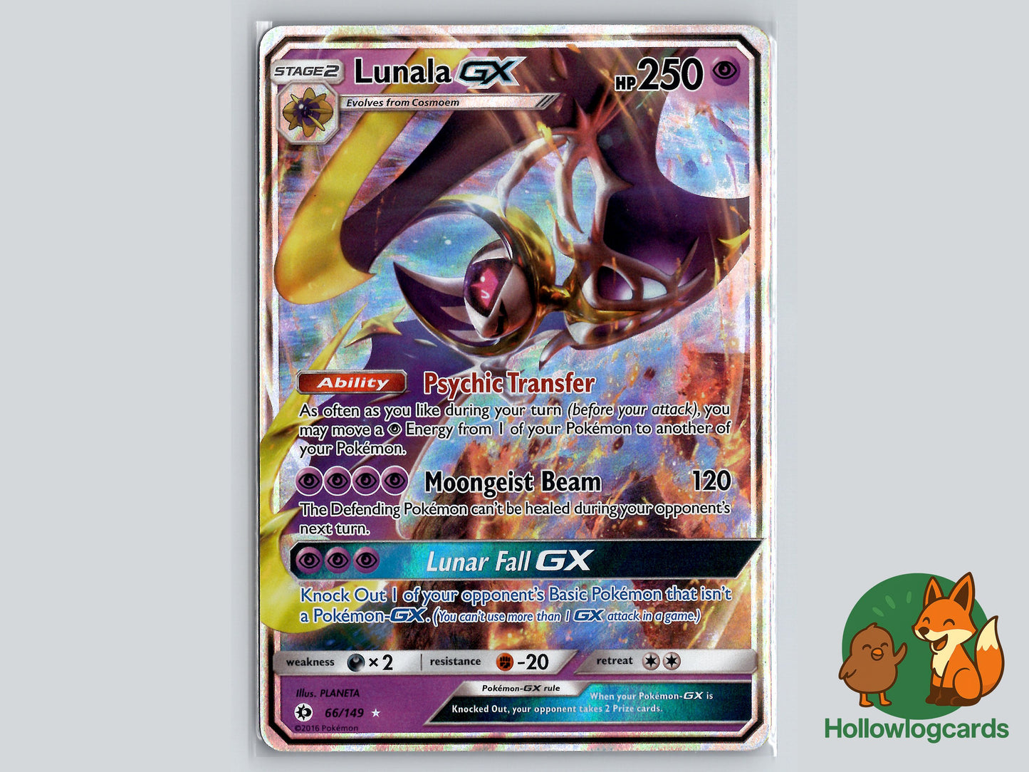 Image of Lunala-GX Sun and Moon (SUM) #66
