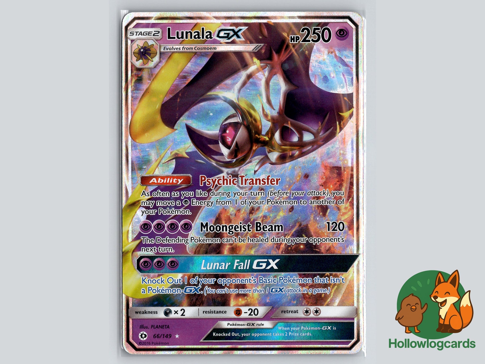 Image of Lunala-GX Sun and Moon (SUM) #66