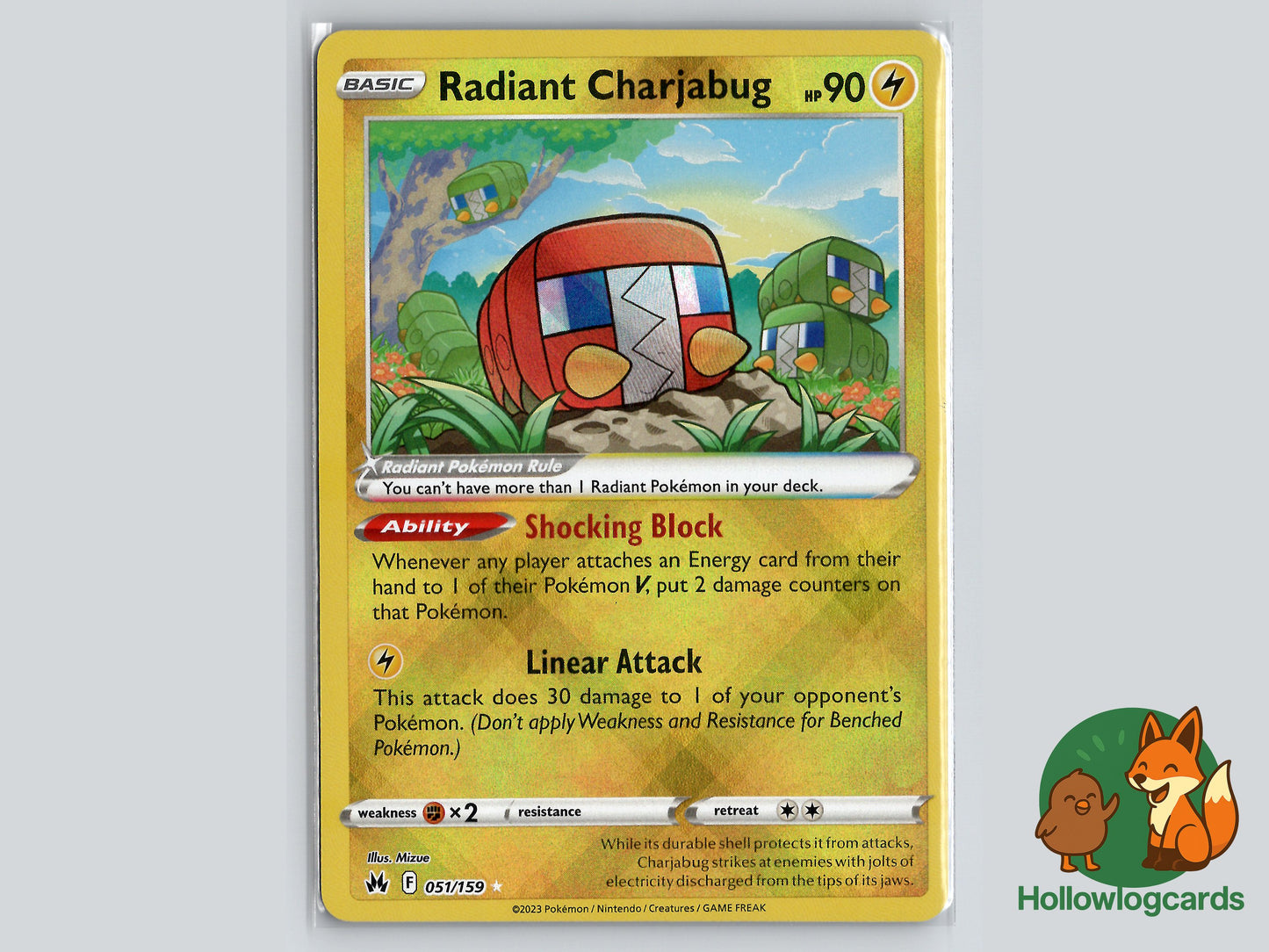 Image of Radiant Charjabug Crown Zenith (CRZ) #051
