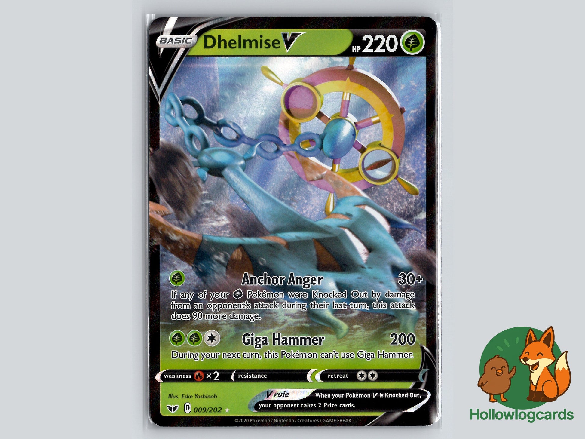 Image of Dhelmise V Shining Fates (SHF) #009