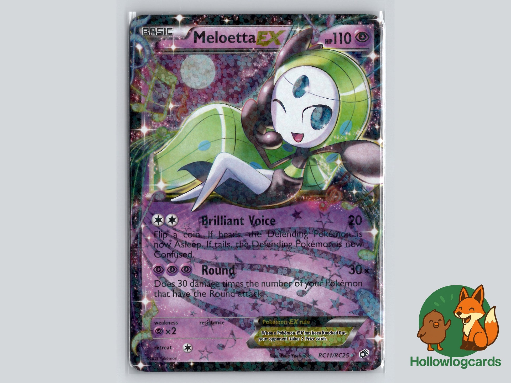 Image of Meloetta-EX Legendary Treasures (LTR) #RC11