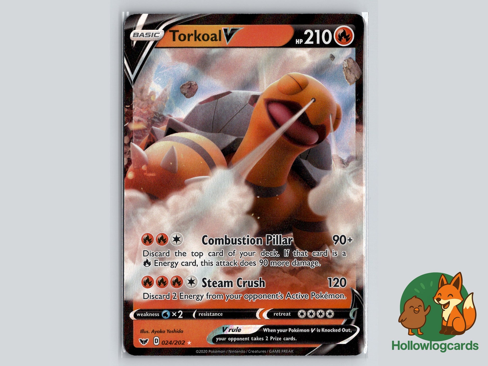Image of Torkoal V Sword and Shield (SSH) #024