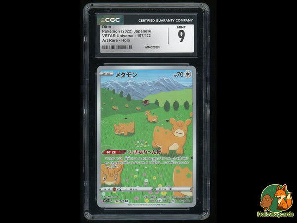 Graded Ditto (197/172) Art Rare Holo Vstar Universe - CGC Mint 9 - Jap