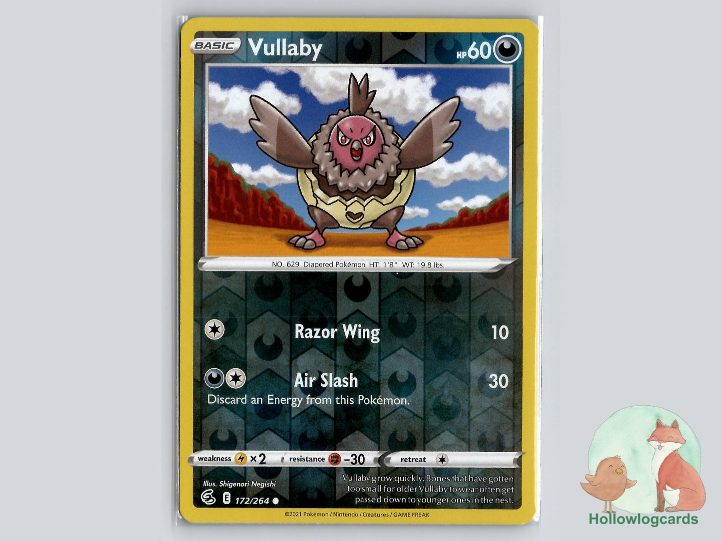 Vullaby (172/264) - Fusion Strike Pokémon Card