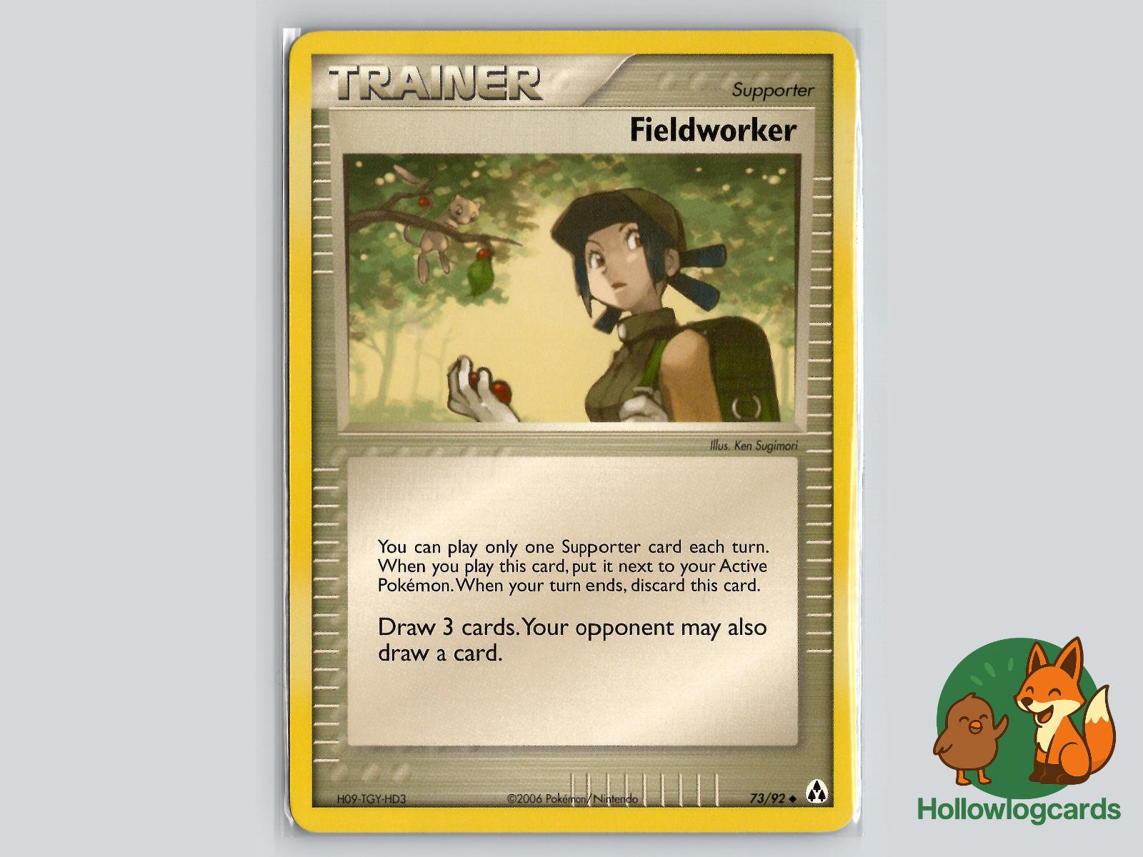 Fieldworker (73/92) - Legend Maker Pokémon Card