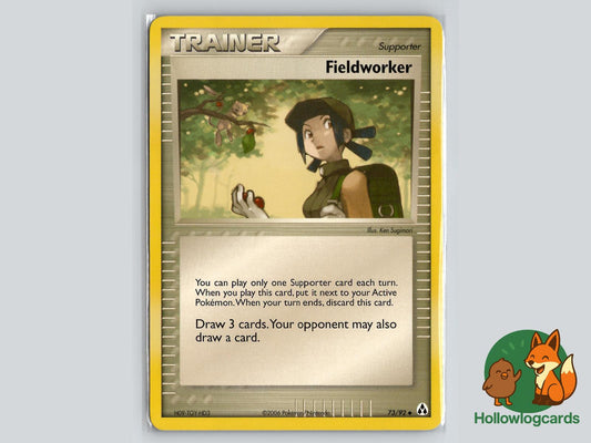 Fieldworker (73/92) - Legend Maker Pokémon Card