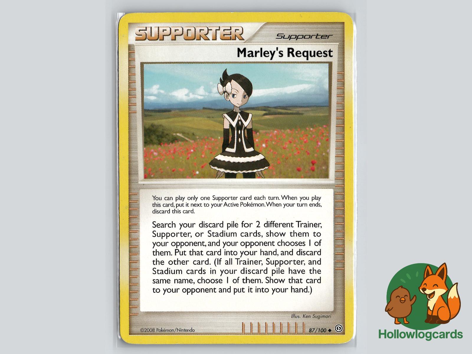 Marley's Request (87/100) - Stormfront Pokémon Card