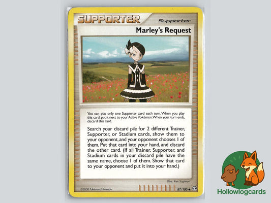 Marley's Request (87/100) - Stormfront Pokémon Card