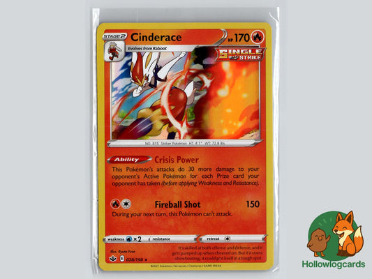 Cinderace (028/198) - Chilling Reign Pokémon Card