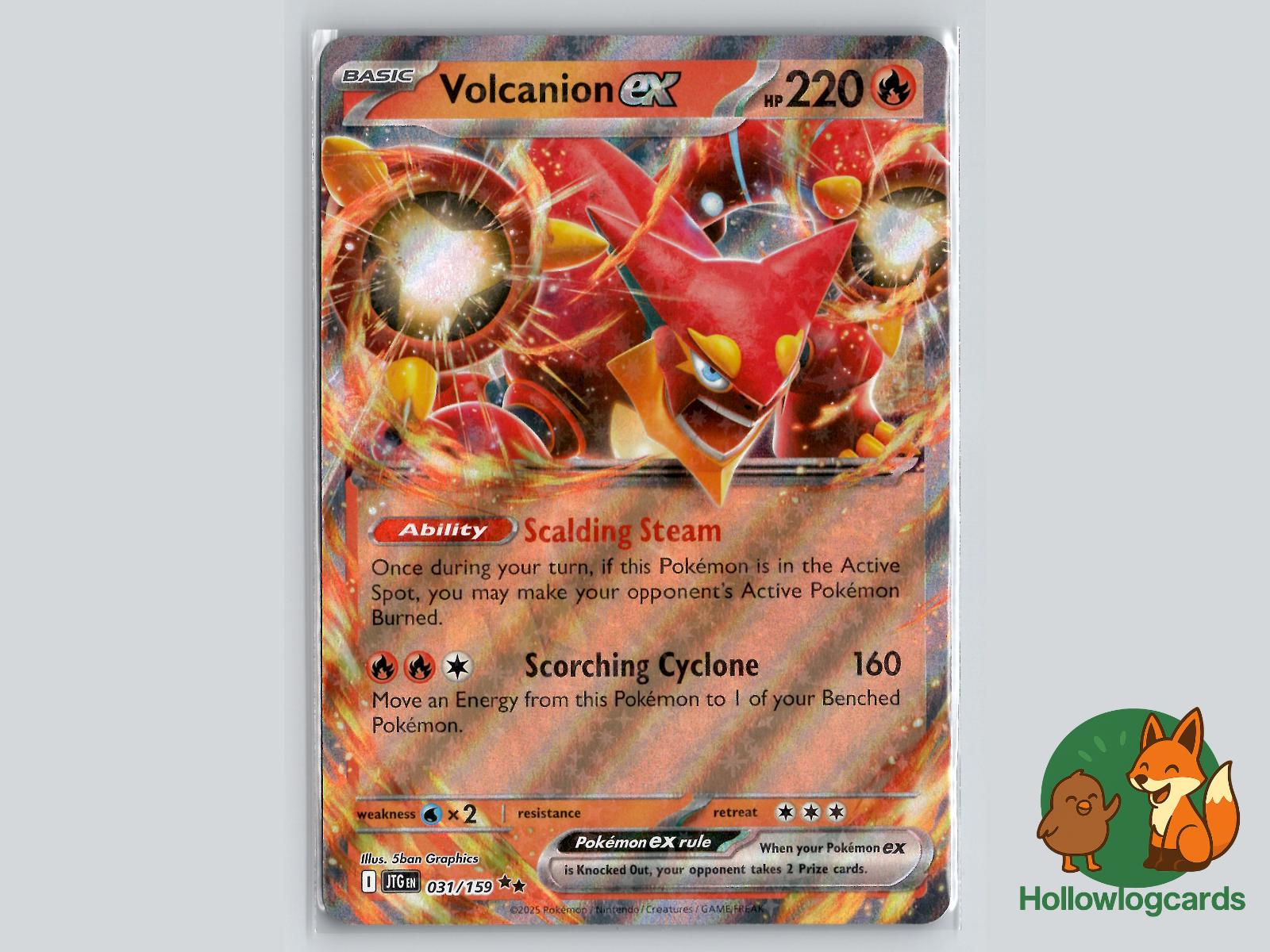Volcanion ex (031/159) - Journey Together Pokémon Card