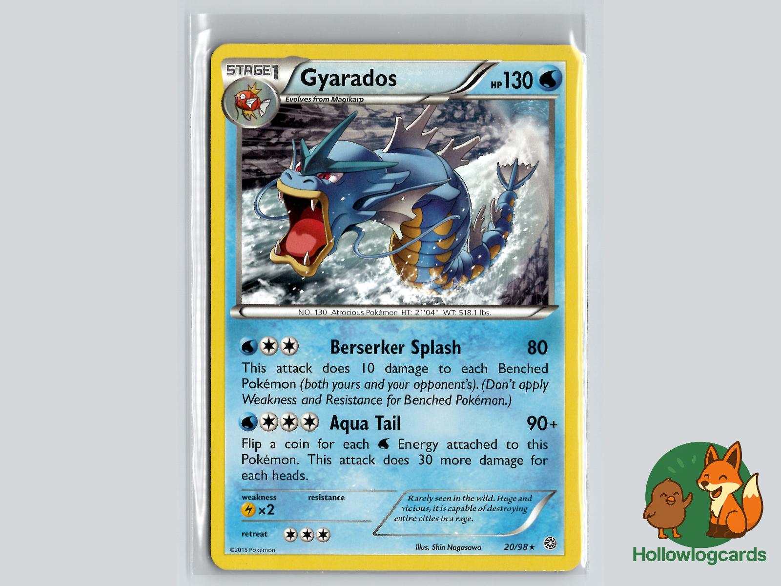 Gyarados (20/98) - Ancient Origins Pokémon Card