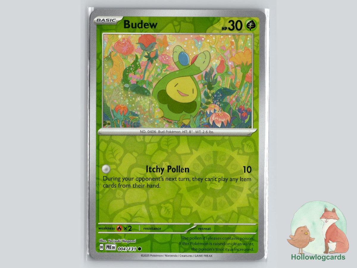 Budew (004/131) - Prismatic Evolutions Pokémon Card