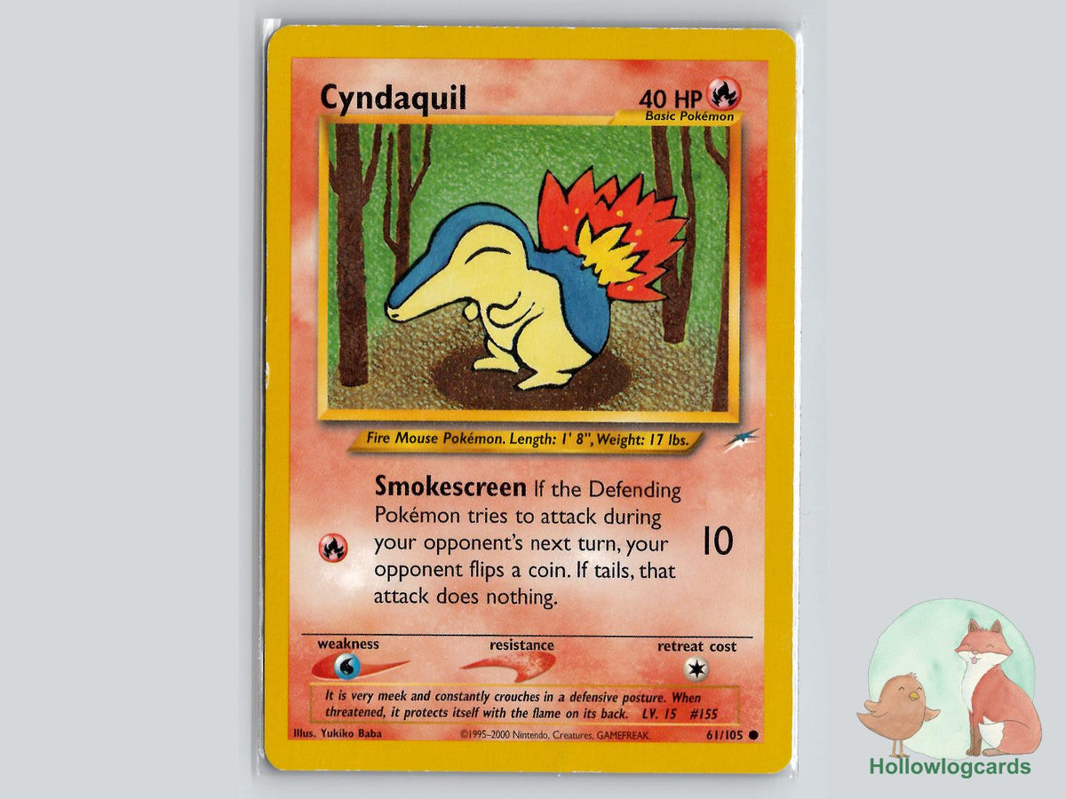 Cyndaquil (61/105) - Neo Destiny Pokémon Card