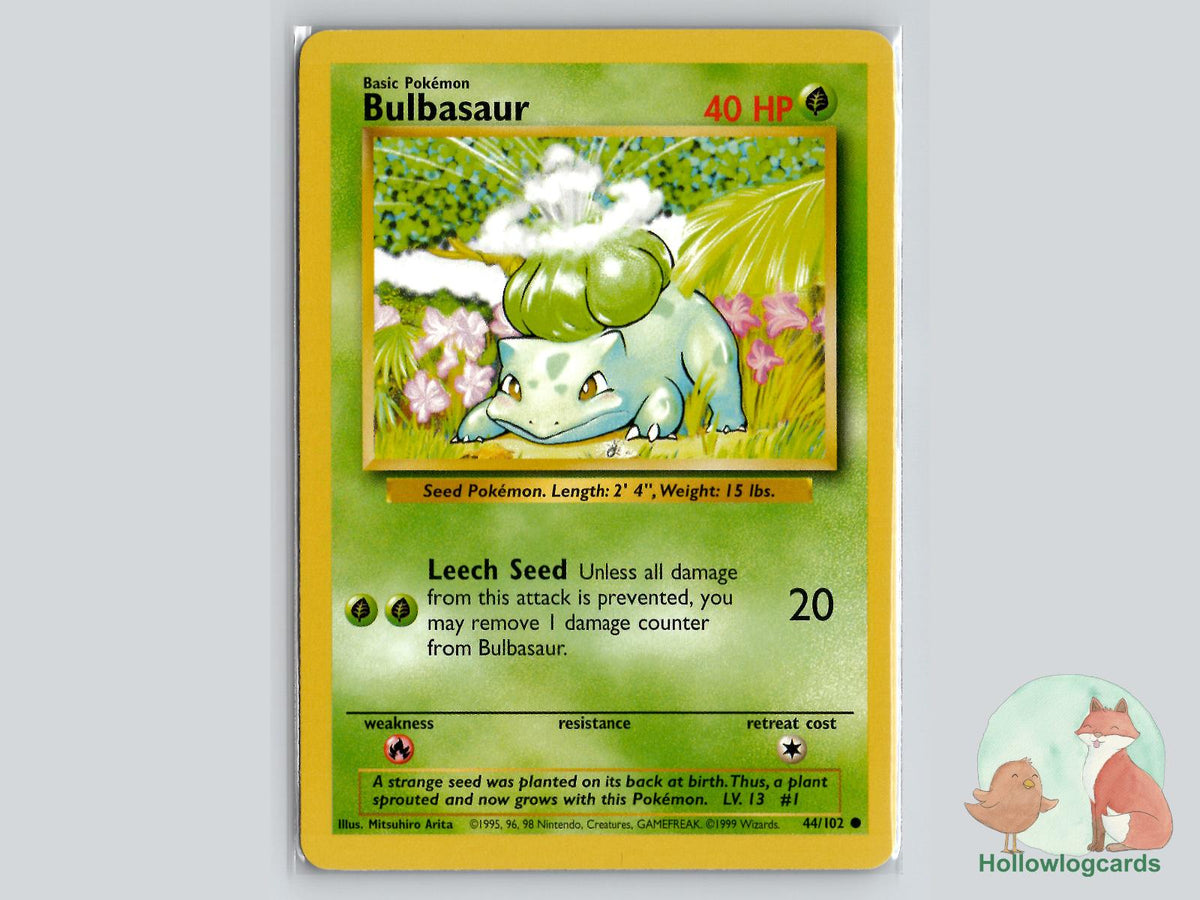 Bulbasaur (44/102) - Base Pokémon Card
