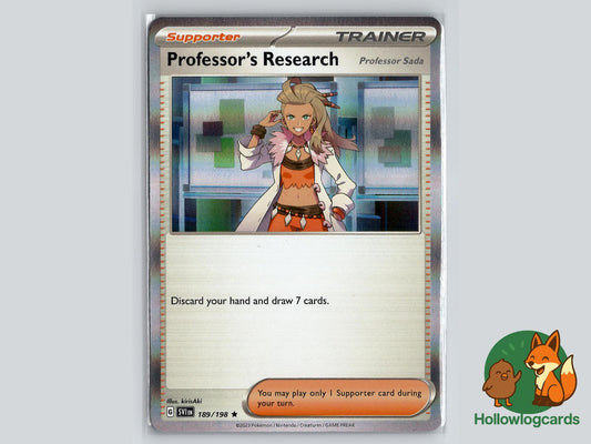 Professor's Research (189/198) - Scarlet & Violet Pokémon Card
