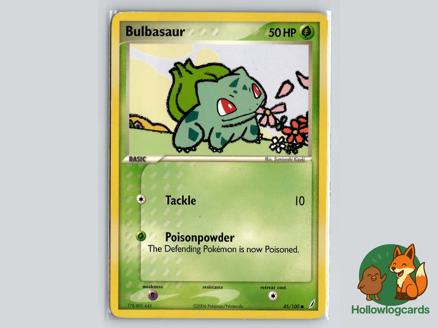 Bulbasaur (45/100) - Crystal Guardians Pokémon Card