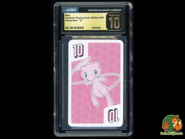 Graded Mew (10) Ninety-Nine - CGC Pristine 10 Kor