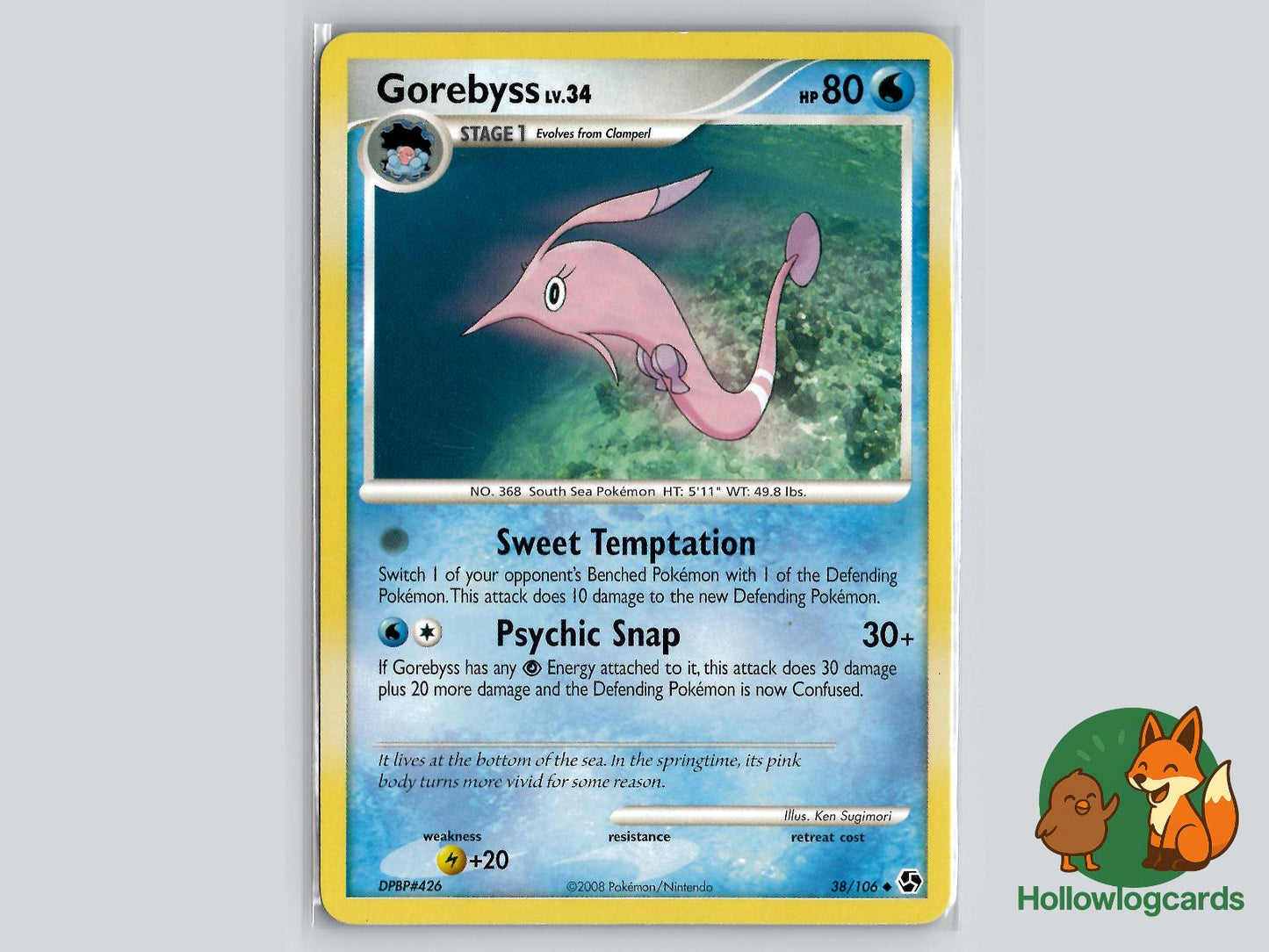 Gorebyss (38/106) - Great Encounters Pokémon Card