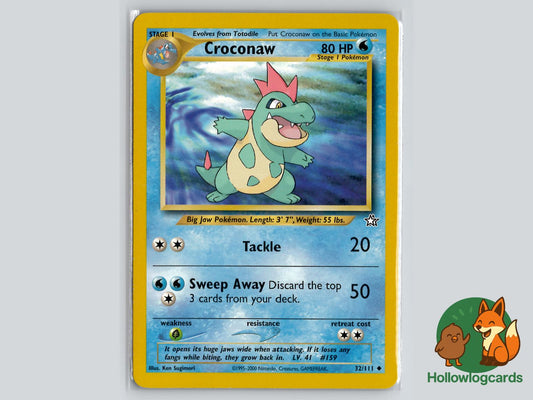 Croconaw (32/111) - Neo Genesis Pokémon Card