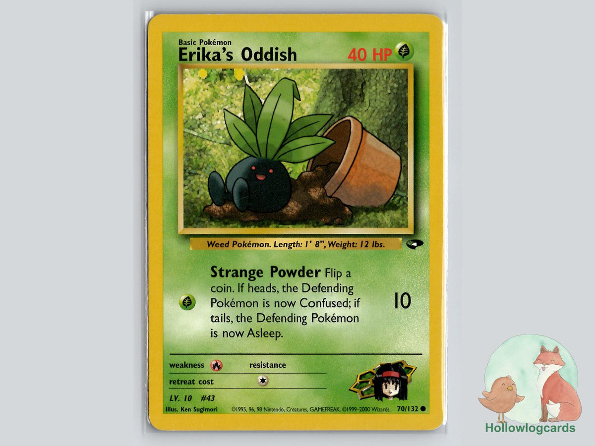 Erika's Oddish (70/132) - Gym Challenge Pokémon Card
