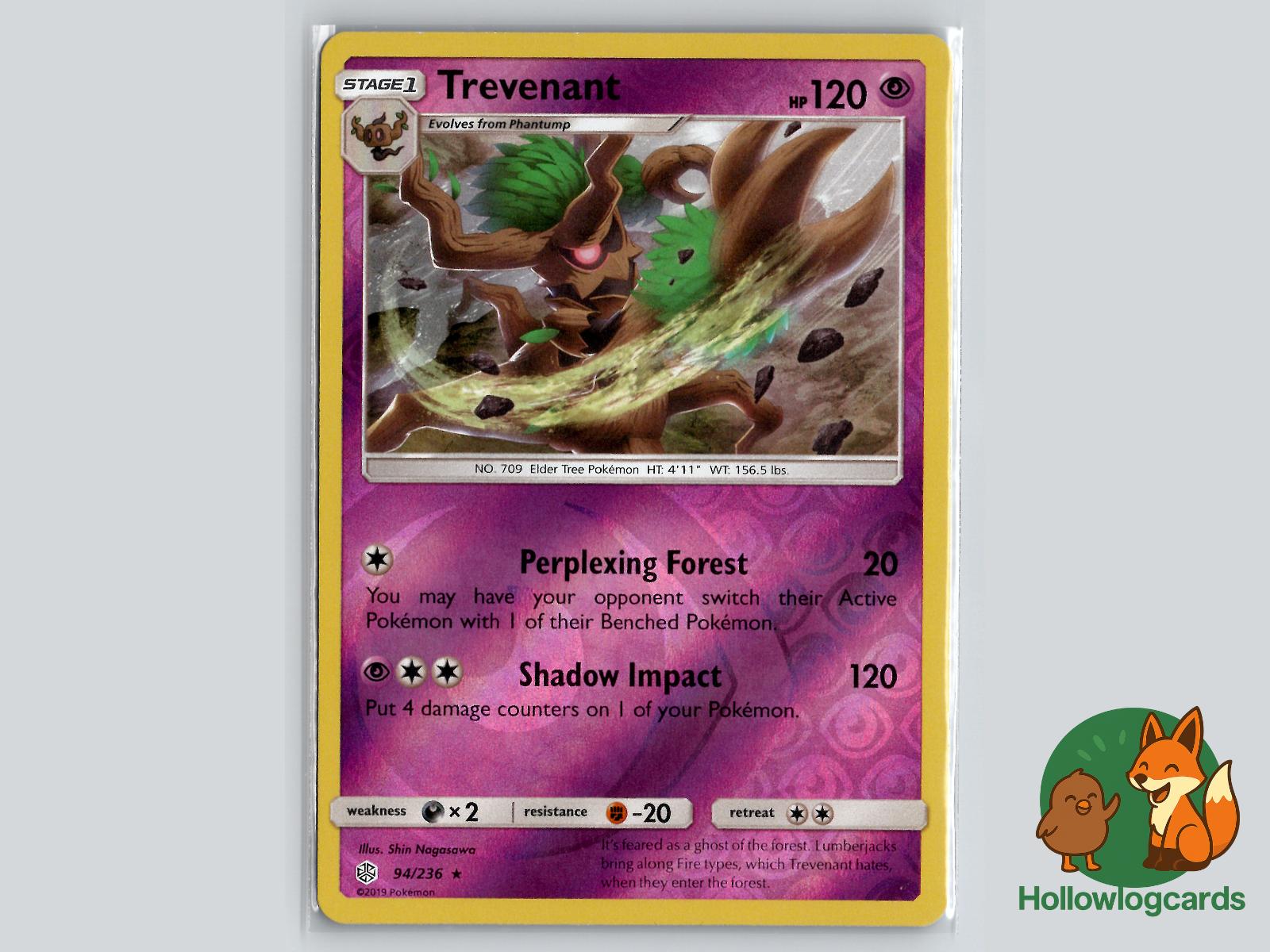 Trevenant (94/236) - Cosmic Eclipse Pokémon Card