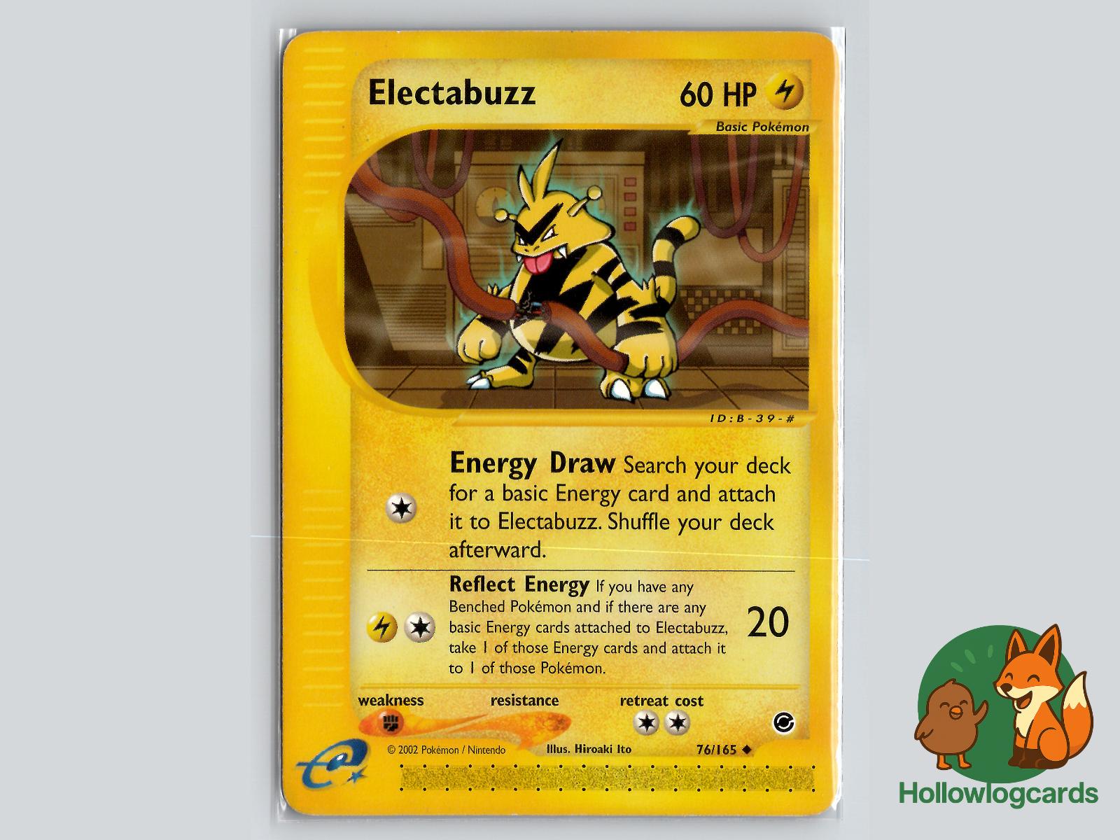 Electabuzz (76/165) - Expedition Base Set Pokémon Card