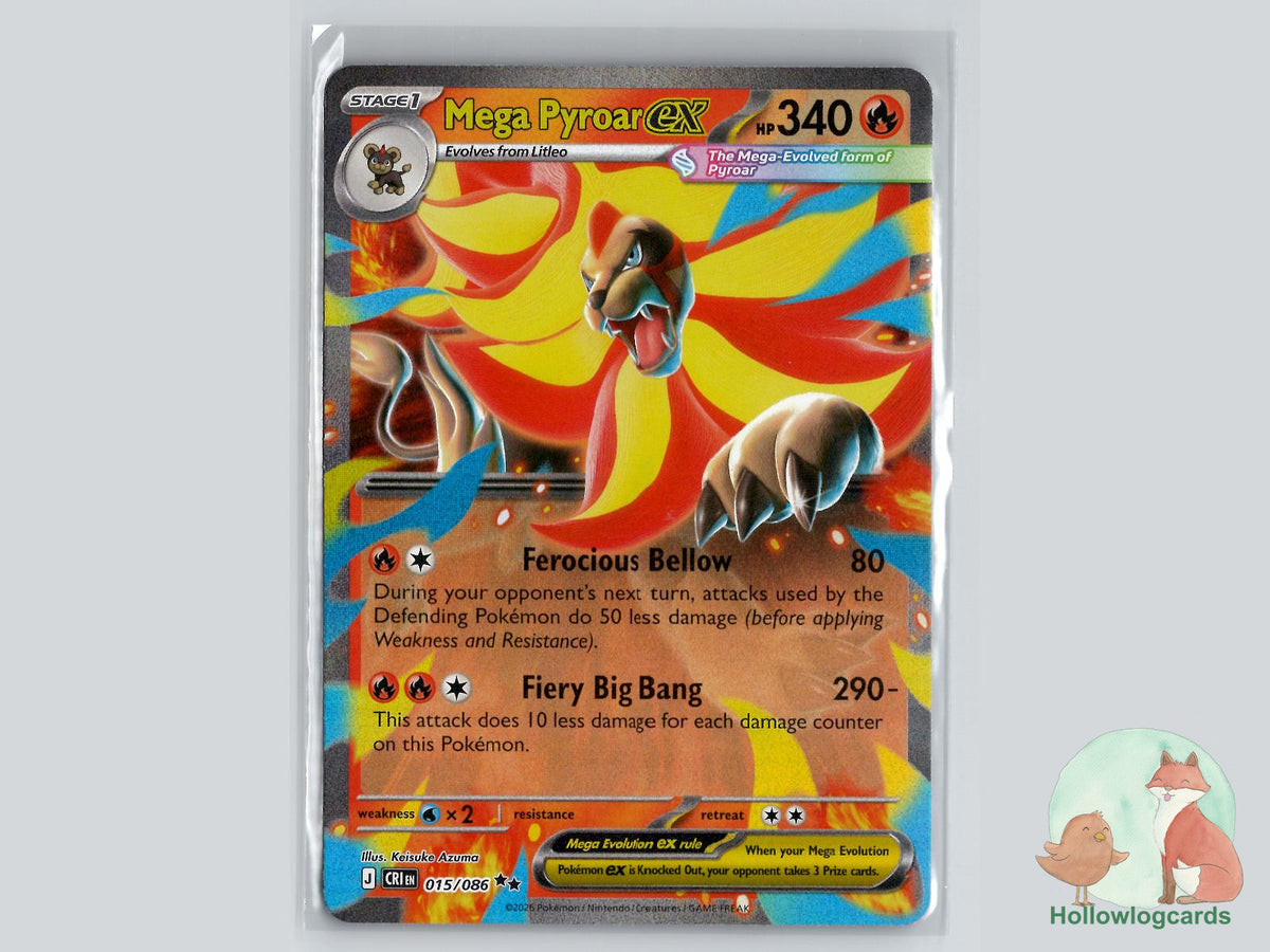 Mega Pyroar ex (015/086) Pokémon Card