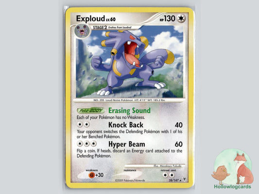 Exploud (28/147) - Supreme Victors Pokémon Card