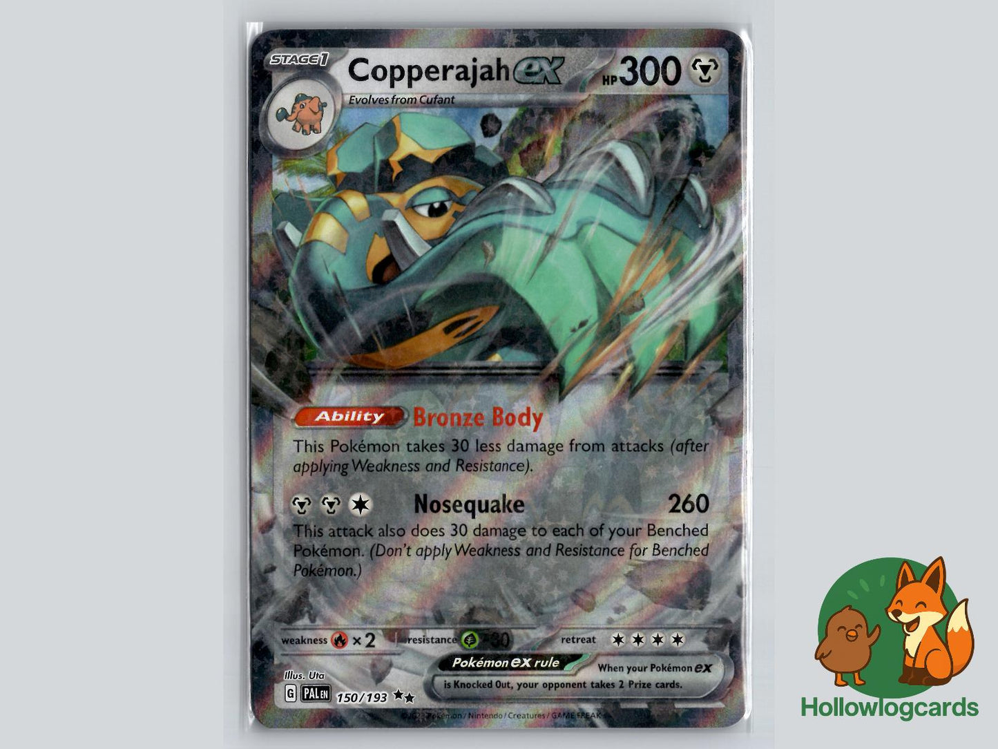 Copperajah ex (150/193) - Paldea Evolved Pokémon Card