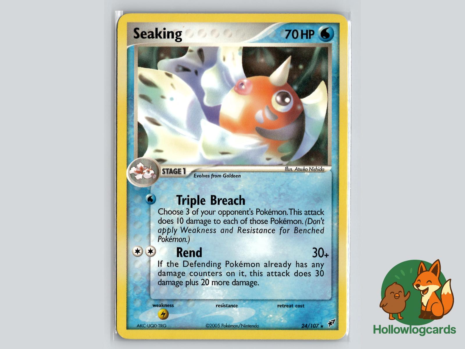 Seaking (24/107) - Deoxys Pokémon Card