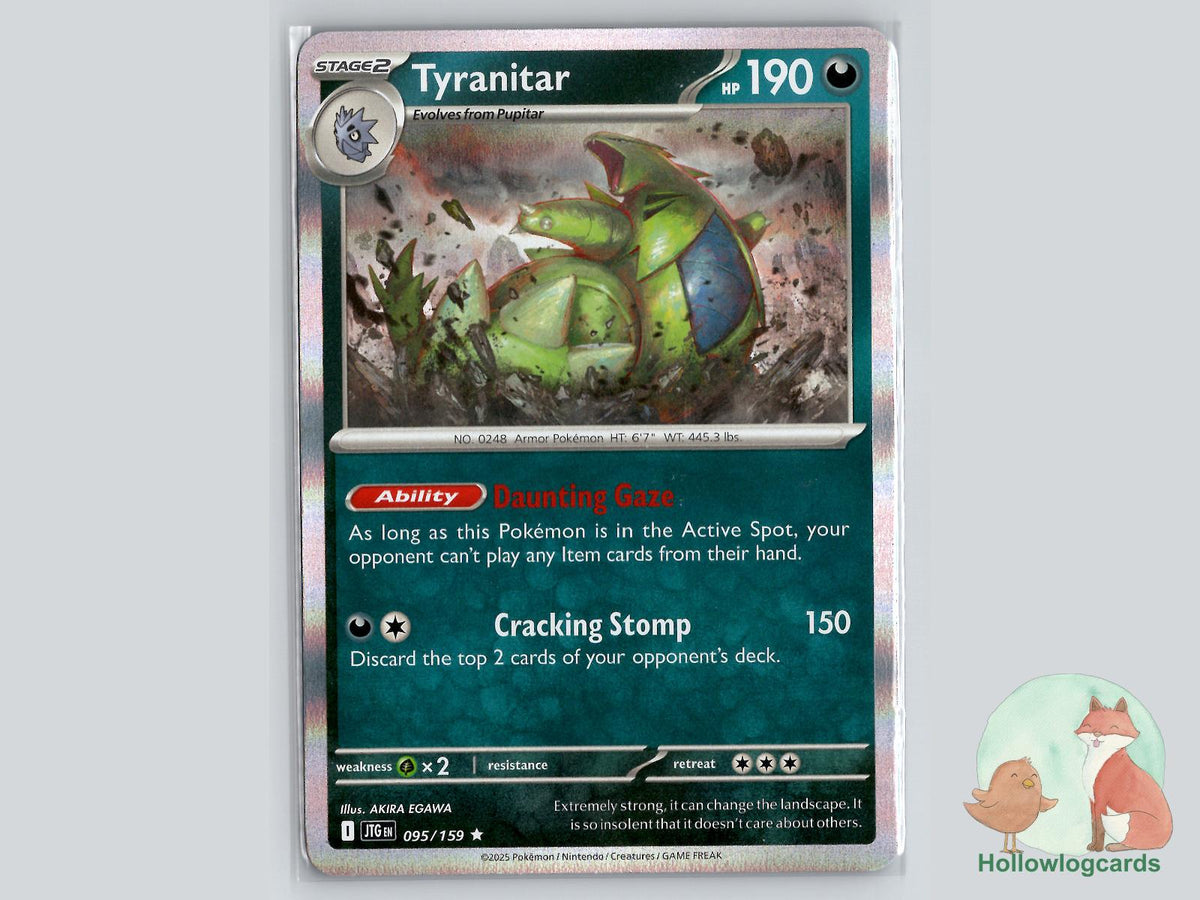 Tyranitar (095/159) - Journey Together Pokémon Card