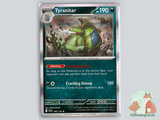 Tyranitar (095/159) - Journey Together Pokémon Card