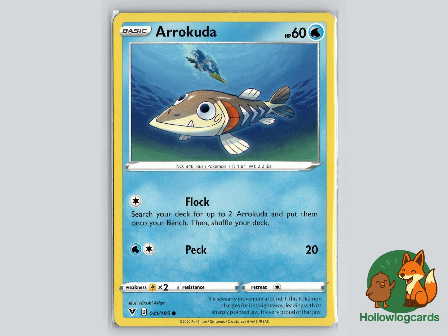 Arrokuda (041/185) - Vivid Voltage Pokémon Card