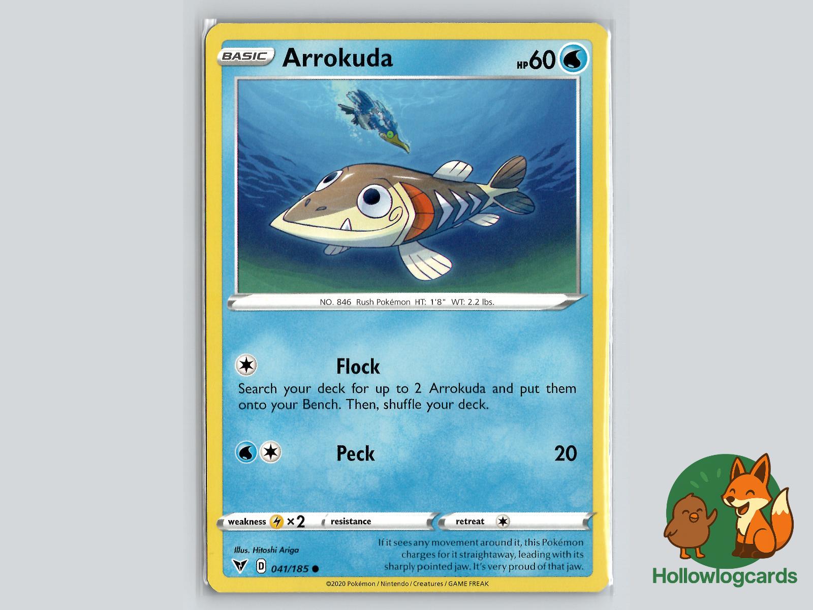 Arrokuda (041/185) - Vivid Voltage Pokémon Card