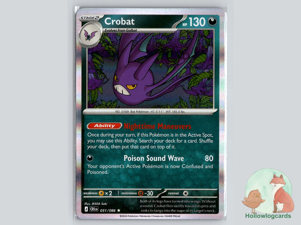 Crobat (051/086) Pokémon Card