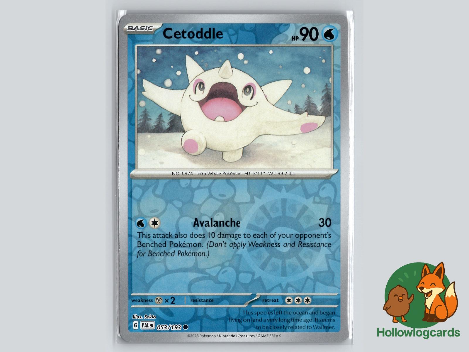 Cetoddle (053/193) - Paldea Evolved Pokémon Card